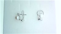 Orecchini Facet Barcelona Donna Perle in Oro bianco Perla CLIP AKOYA DIA CT 0.16 G/VS - CLIP AKOYA DIA CT 0.16 G/VS